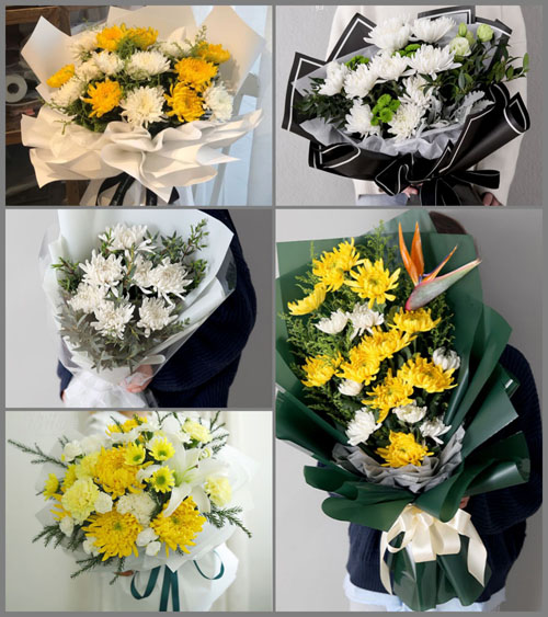 山东德州乐陵市云红街道白事花束代送